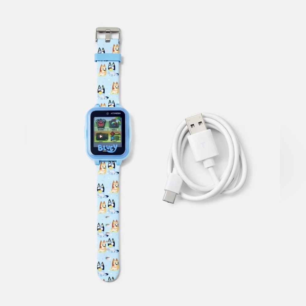 Bluey Kids Smart Watch Digital Camera Games Alarm Calculator Rechargeable